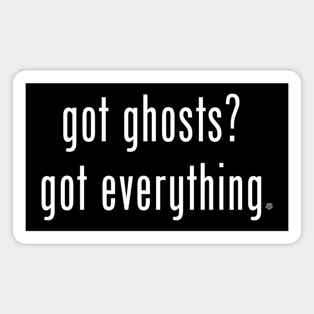Got Ghosts? Magnet by andres_abel